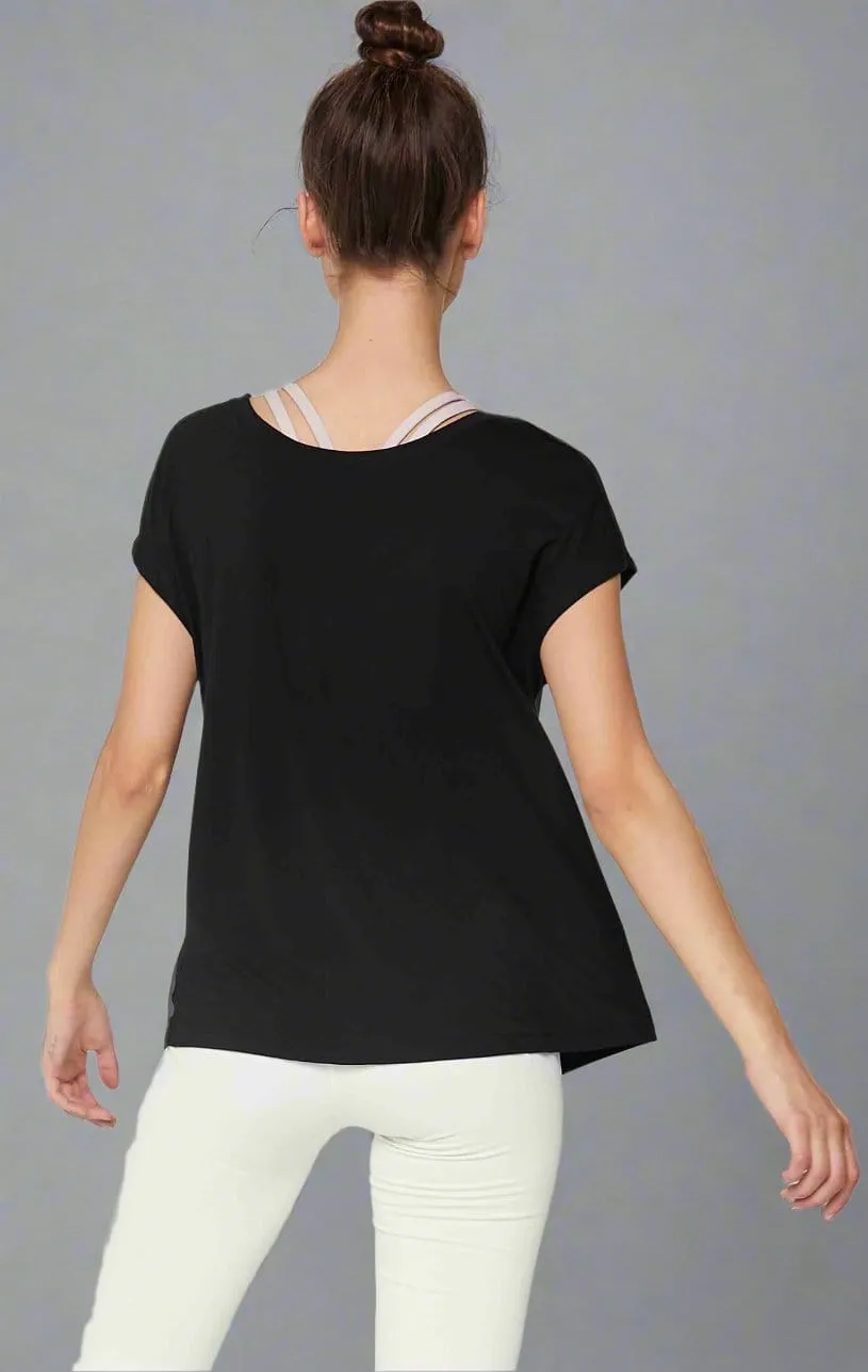 Versatile Modal Short Sleeve Top for Women