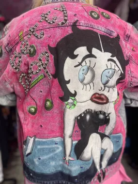 Vintage 80s Betty Boop Jean Jacket