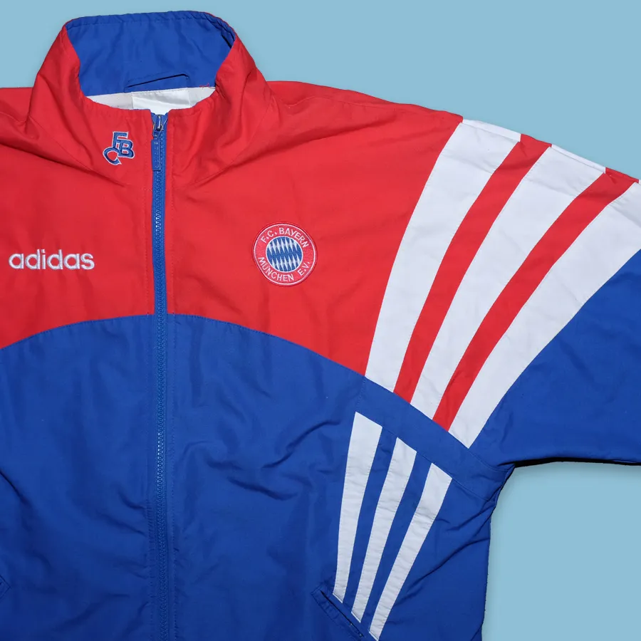 Vintage adidas FC Bayern München Track Jacket Medium