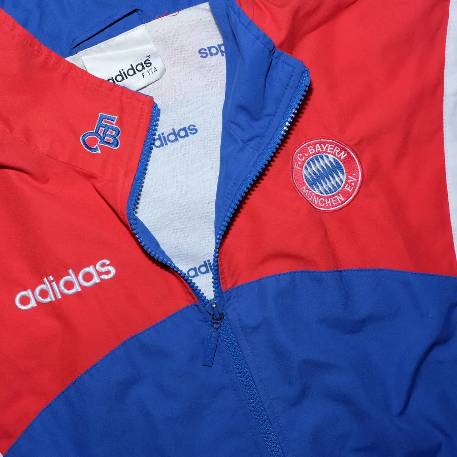 Vintage adidas FC Bayern München Track Jacket Medium