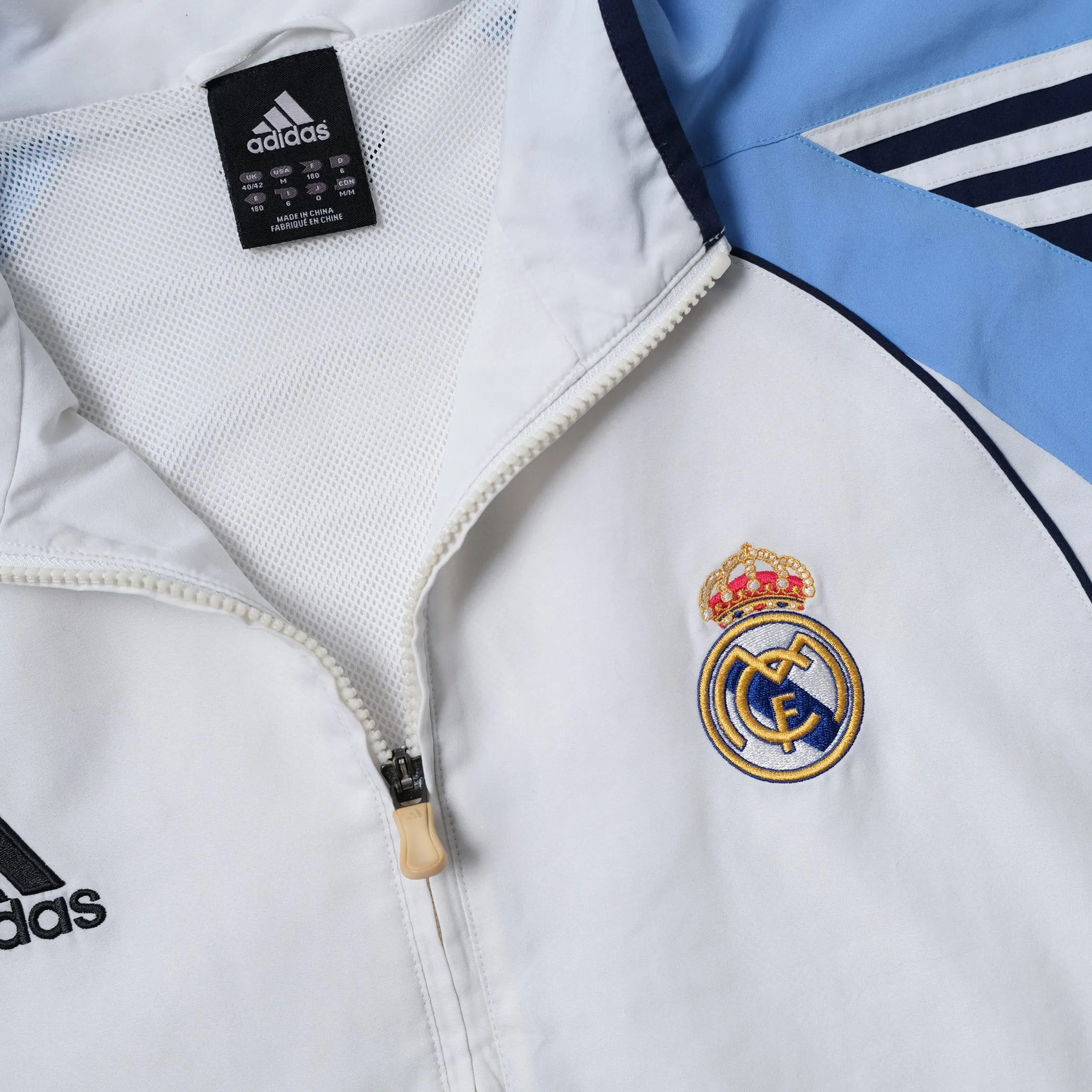 Vintage adidas Real Madrid Track Jacket Medium