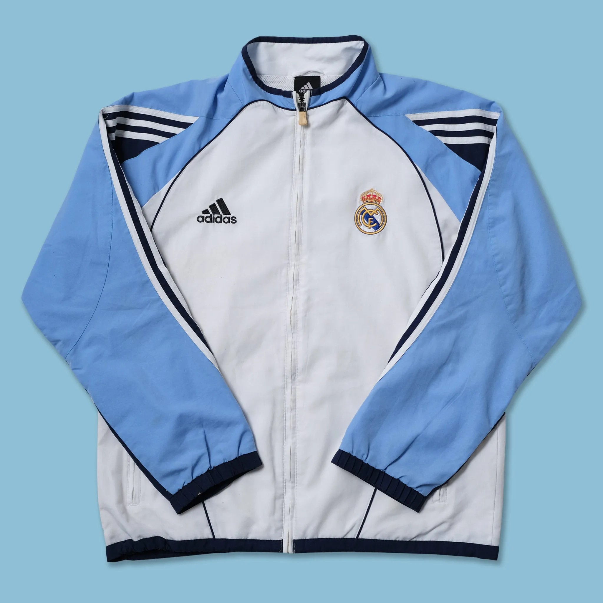 Vintage adidas Real Madrid Track Jacket Medium