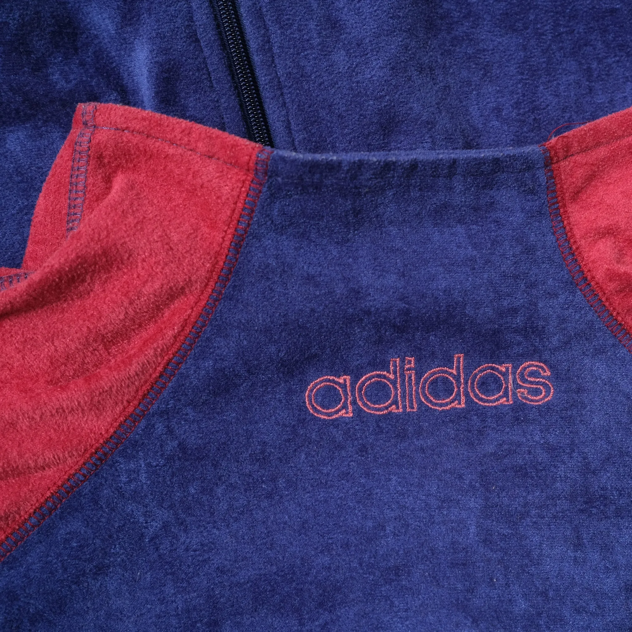 Vintage adidas Velour Track Jacket Small