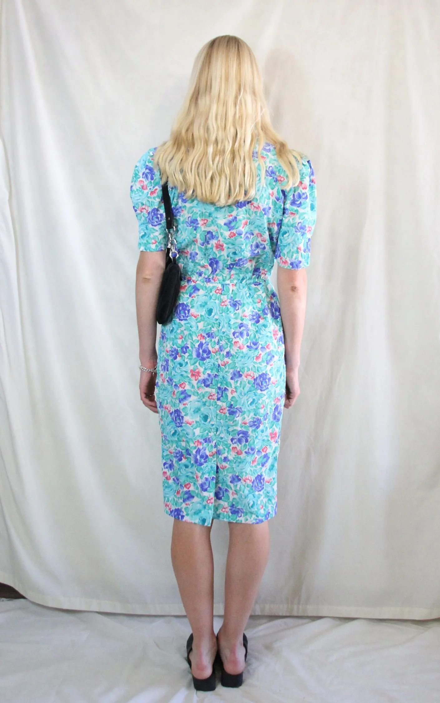 Vintage Floral midi dress