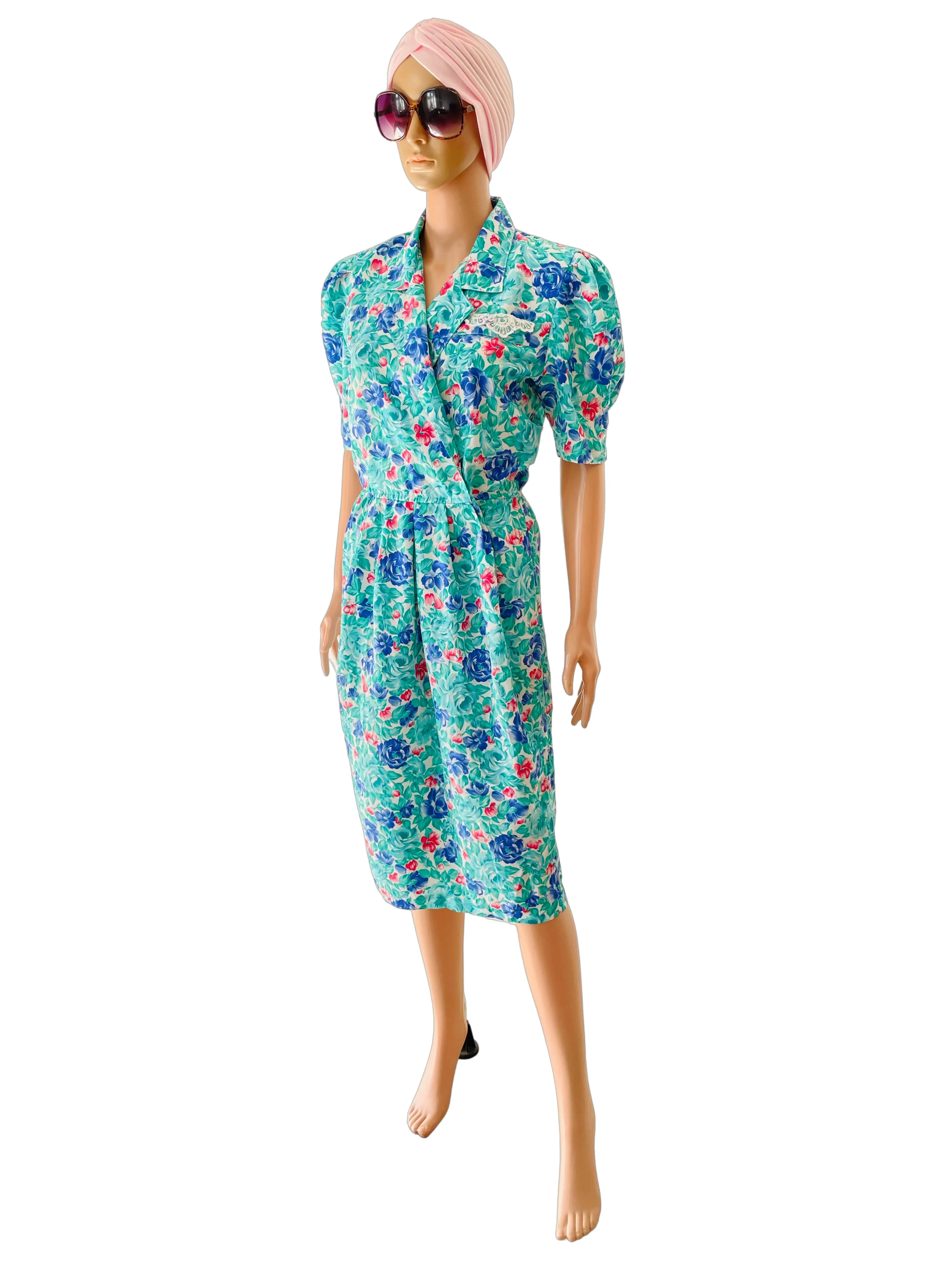 Vintage Floral midi dress