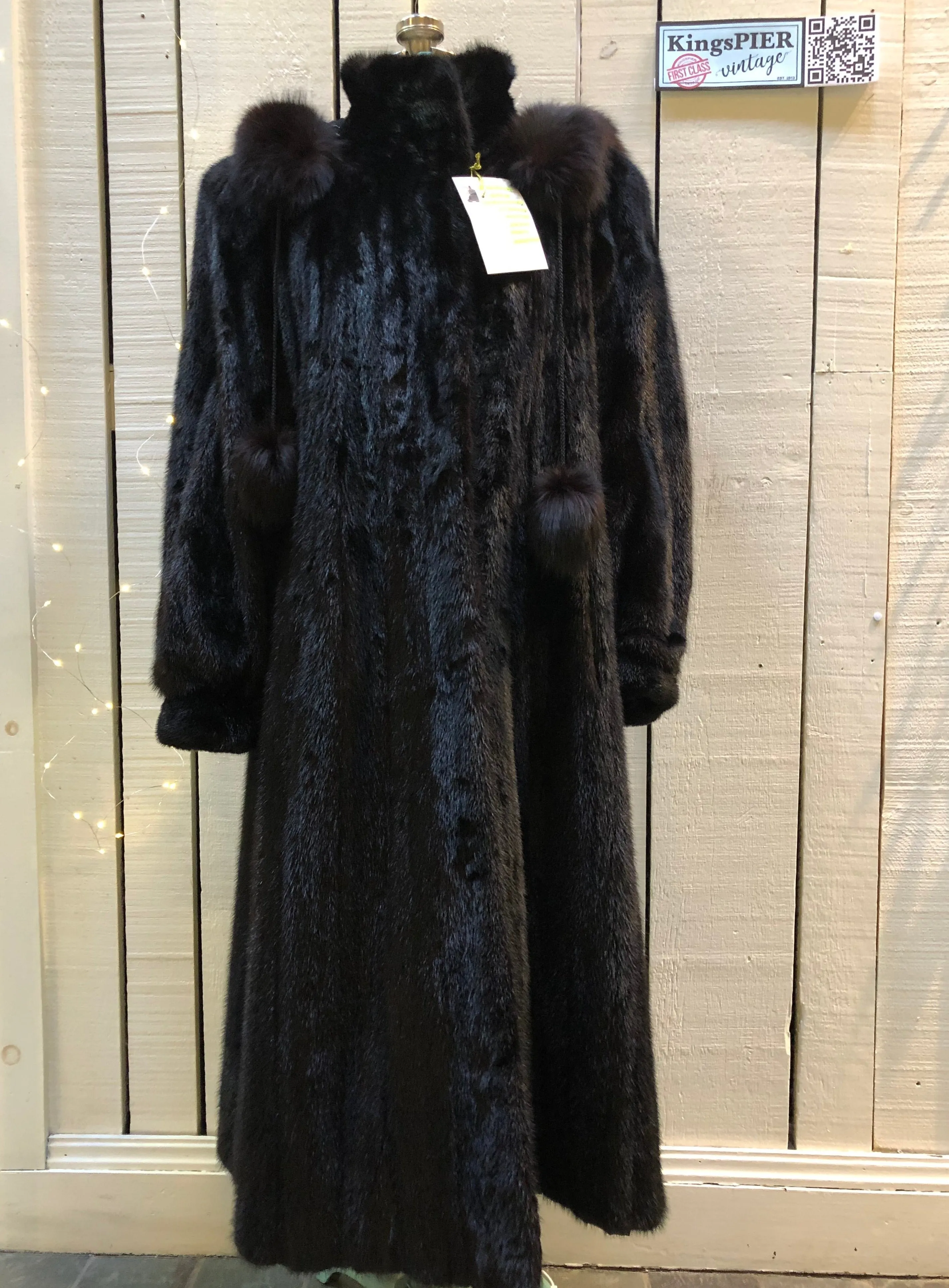 Vintage Furs by Offman Long Fur Coat, Made in Nova Scotia SOLD*