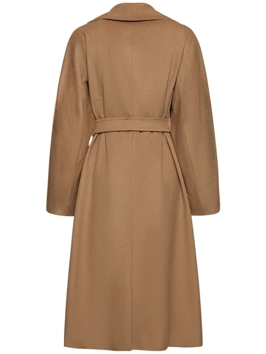 Weekend Max Mara   Resina belted wool midi coat 