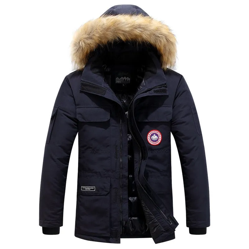 West Louis™ Polar Windproof Fur Hooded Parka