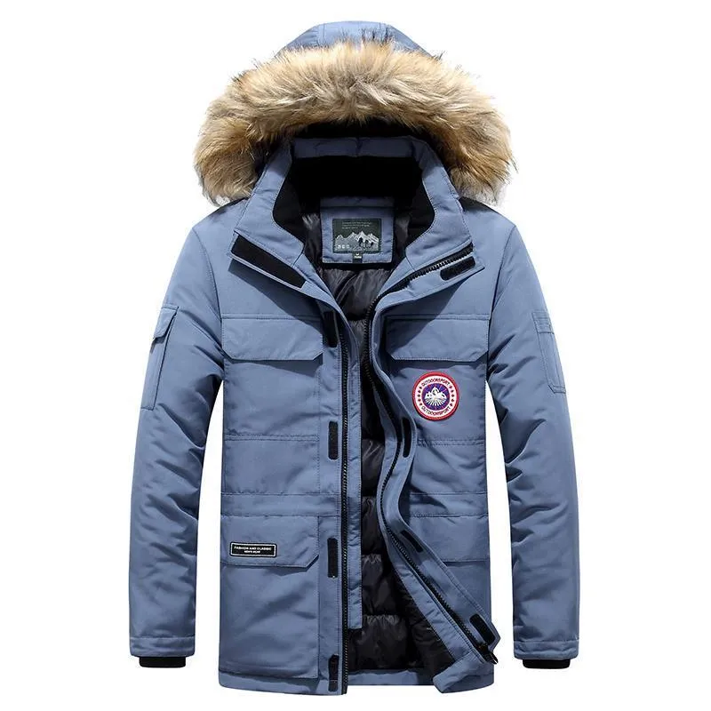 West Louis™ Polar Windproof Fur Hooded Parka