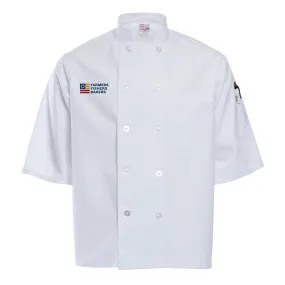 White Short Sleeve Chef Coat