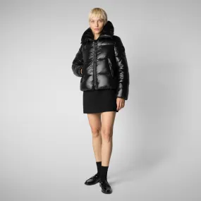 Women's Animal free Puffer Jacket Moma in Black