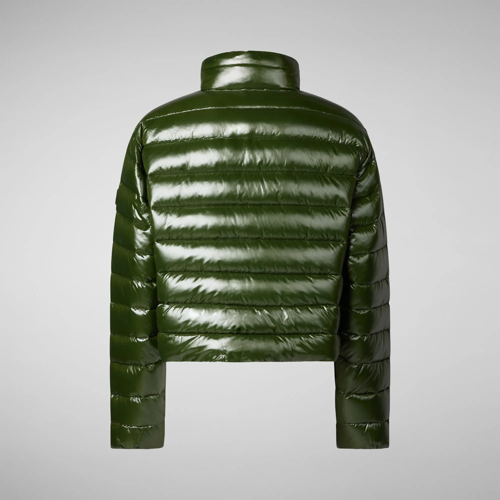 Women's animal free Puffer myra in pine green