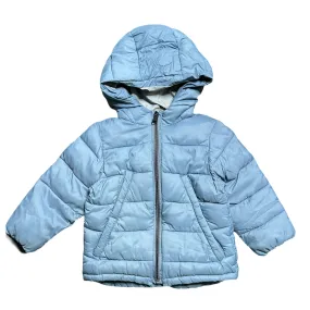 Zara Light Blue Puffer Jacket